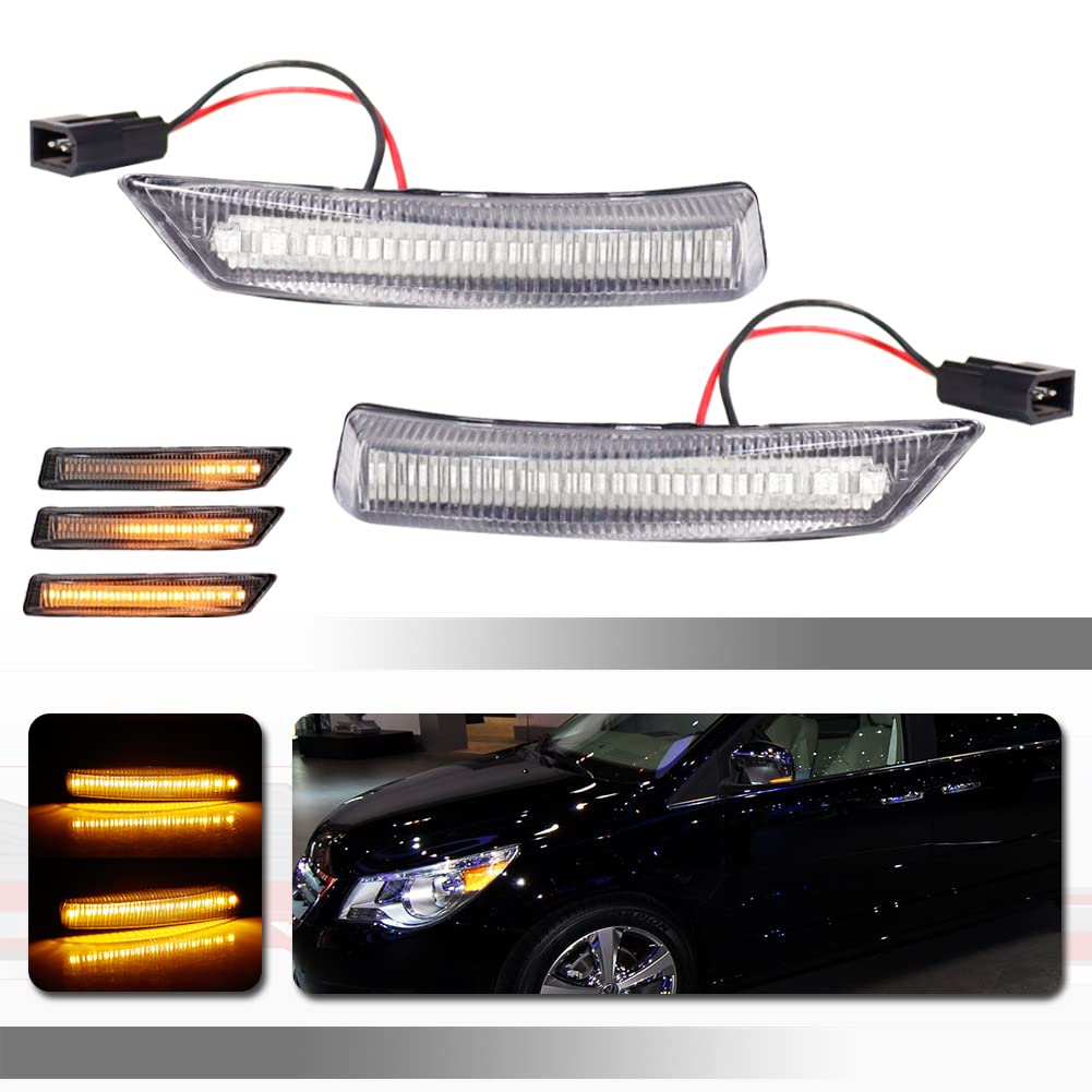 Amazon.co.jp: Tonsya フロントバンパー シーケンシャル LED サイド
